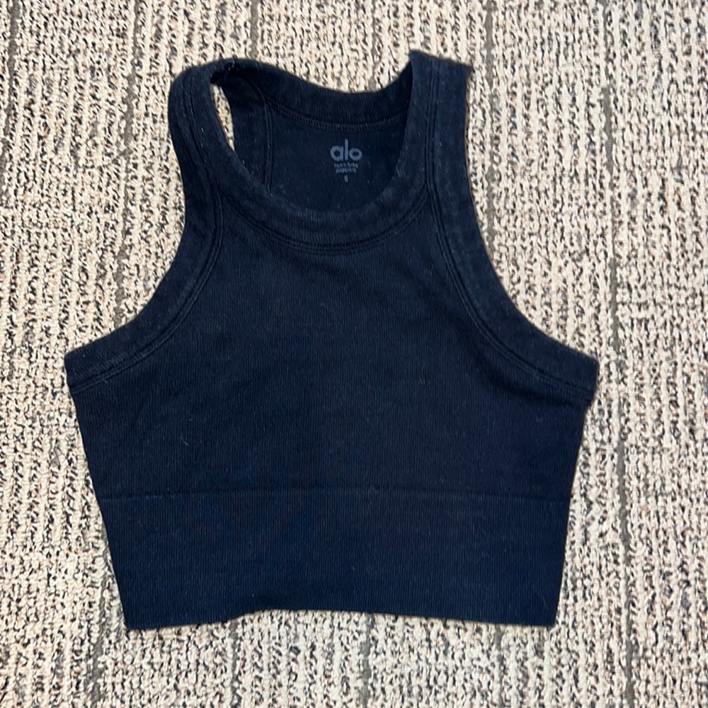 ALO YOGA SEAMLESS DELIGHT HIGH NECK BRA